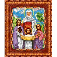 Схема для вышивания бисером "Вера, Надежда, Любовь"